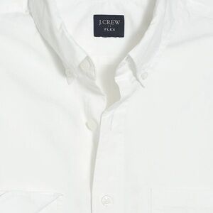 J. Crew Men's White Flex Shirt